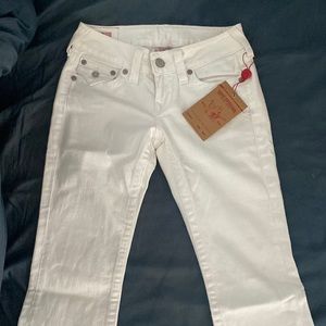 True religion white bootcut jeans, Size 27 
Never been worn, tags still attached
